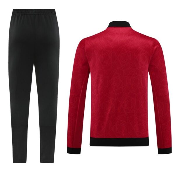 23/24 Manchester United Red Full Zipper Jacket+Pants - Image 12