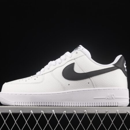 NIKE Air Force 1o07 Low AN20 classic white and black low-top casual board shoes CT2302-100