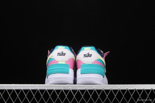 NIKE Air Force 1 ShAdidasow light weight heightened low-top 100-board shoes CK3172-001 - Image 12