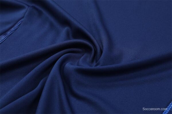 2024 Italy Navy Half Zipper Jacket+Long Pants - Image 8