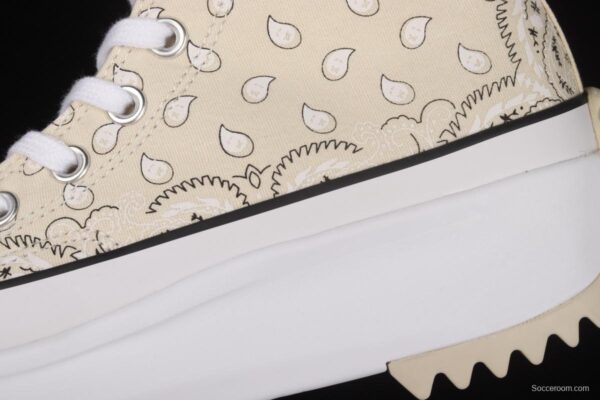 Converse Run Star Motion Converse CX futuristic series cashew flower thick-soled cake shoes 171941C - Image 7