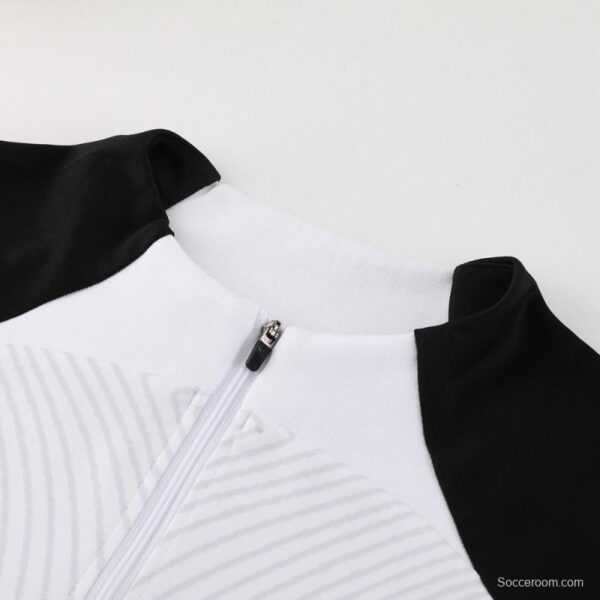 2024 Nike White/Black Half Zipper Jacket+Pants - Image 9
