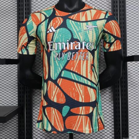 Player Version 24/25 Arsenal Pre-match Mixed Color Special Jersey