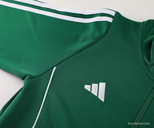 2024 Adidas Green/White Full Zipper Jacket+Pants - Image 4