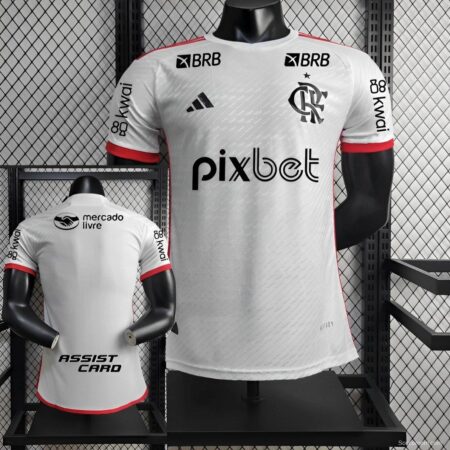 Player Version 24/25 Flamengo Away Jersey + All Sponsors