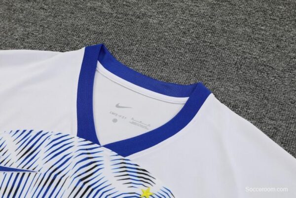 24/25 Inter Milan White Short Sleeve Jeresy+Shorts - Image 9