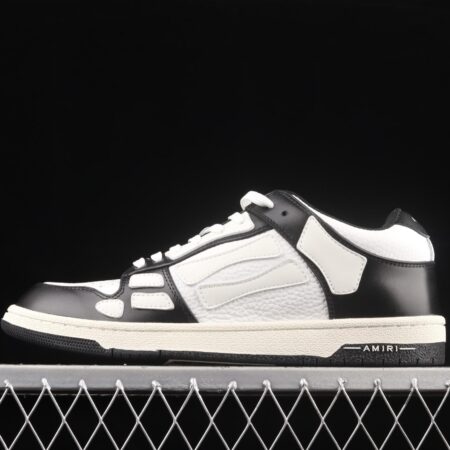 AMIRI 21SS SKEL-TOP bone low gang black and white
