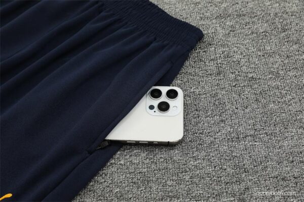 24/25 Olympique Marseille Navy Mixed Color Half Zipper Jacket+Long Pants - Image 5