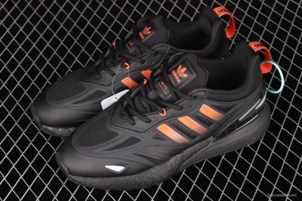 Adidas ZX 2K Boost 2.0 GZ9087 2021 Summer New Clover Popcorn vintage running shoes - Image 11
