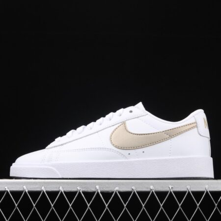 NIKE Blazer Low Prm Trail Blazers Platinum hook low-top skateboard shoes AA3961-103