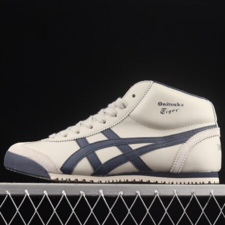 OnitsukaTiger Mexico 66 Mid Runner leather Zhongbang casual running shoes DL409-1659