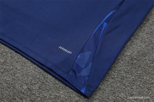 2024 Italy Navy Half Zipper Jacket+Long Pants - Image 9