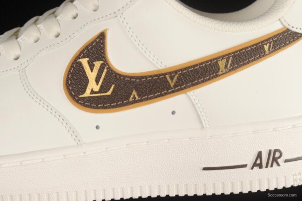 LV x NIKE Air Force 1'07 Low joint custom low-top casual sneakers KV3696-880 - Image 7