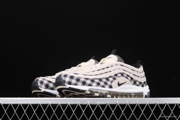 NIKE Air Max 97 Premium checkerboard retro bullet trend air cushion casual running shoes 312834-201 - Image 12