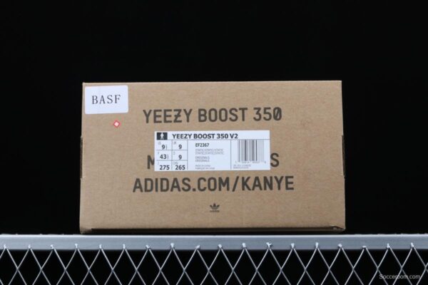 Adidas Yeezy Boost 350V2 Static EF2367 Darth Coconut 350 second generation hollowed-out silk star - Image 8