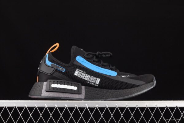 Adidas NMD_R1 SPECTOO FZ3201 elastic knitted running shoes - Image 14