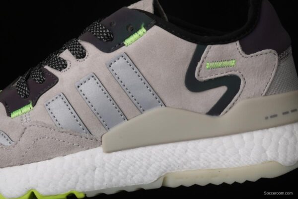 Adidas Nite Jogger 2019 Boost EG4935 suede stitching 3M reflective vintage running shoes - Image 5