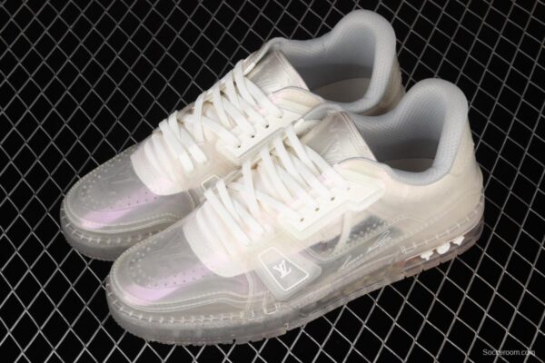 Authentic LV 2021ss early spring fashion catwalk sneakers GO0220 - Image 12