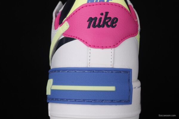 NIKE Air Force 1 ShAdidasow light weight heightened low-top board shoes CJ1641-100 - Image 5