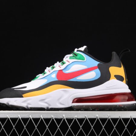 NIKE Air Max 270React new high-frequency mesh hollowing out function half-palm air cushion running shoes DA2610-161,