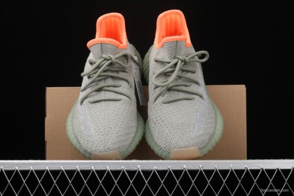 Adidas Yeezy Boost 350V2 Desert Sage FX9035 das coconut 350 second generation hollowed-out galactic sage color matching - Image 12