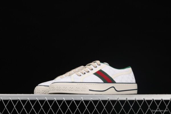 Gucci Tennis 1977 Print Sneaker canvas printed retro leisure sports board shoes - Image 12