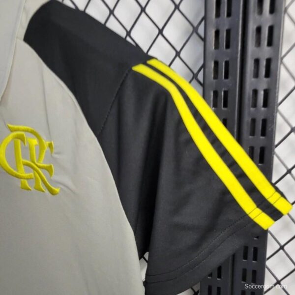 24/25 Flamengo Grey Polo Jersey - Image 7