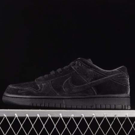 Dover Street Market x NIKE DUNK Low Triple Black Black Valentine's Day SB Slam Dunk Series low-top skateboard shoes DH2686-002