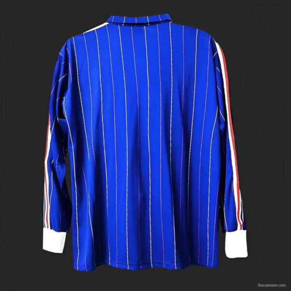 Retro 1982 France Home Long Sleeve Jersey - Image 2