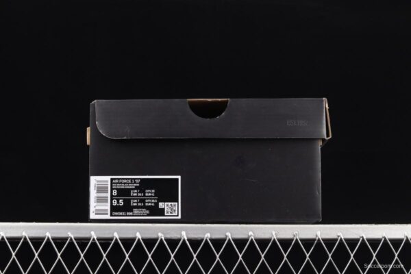 NIKE Air Force 11607 Low white and gray stitched suede color matching low-top casual board shoes DW0831-896 - Image 12