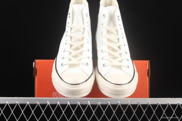 Converse Chuck 70 Converse white leather high-top casual board shoes 167064C - Image 13
