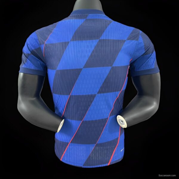 Player Version 2024 Croatia Away Blue Jersey - Image 2