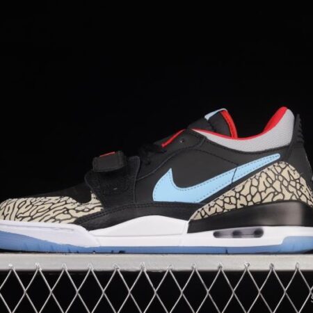 Air Jordan Legacy 312 Black Orchid Color Matching Velcro Three-in-One Sneakers CD7069-004
