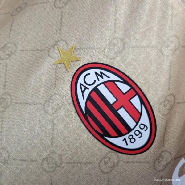 Player Version 24/25 AC Milan x Gucci Golden 125th Anniversary Jersey - Image 5