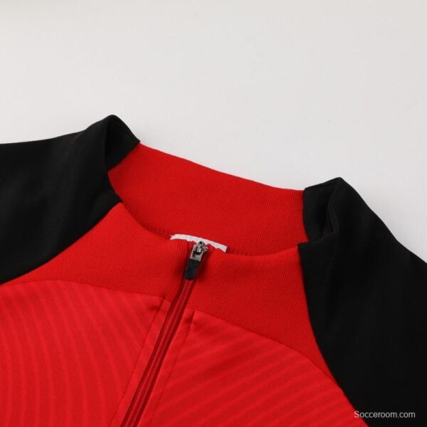 2024 Nike Red/Black Half Zipper Jacket+Pants - Image 20