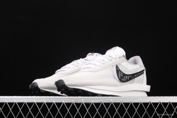 Dior x Sacai x NIKE LVD Waffle Daybreak co-signed catwalk style double hook Swoosh running shoes CN8898-002 - Image 13