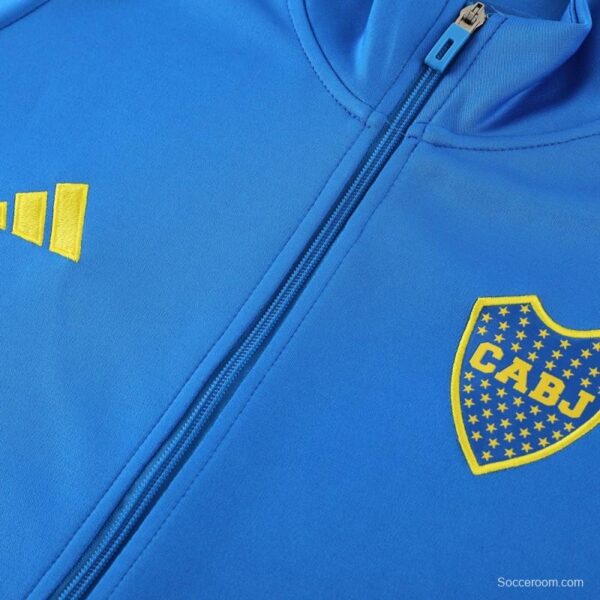 24/25 Boca Juniors Blue Hoodie Full Zipper Jacket +Long Pants - Image 5