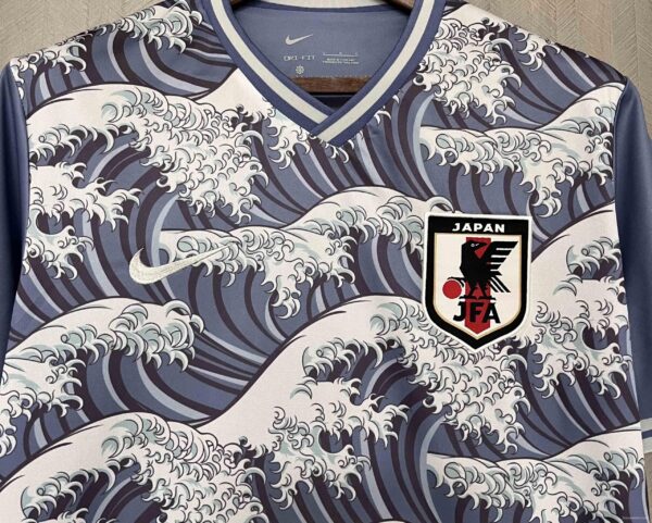 2024Japan Blue The Great Wave off Kanagawa Concept Training Jersey - Image 4