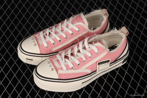 IMPACT x VESSEL G.O.P. LOW deconstructs S20XC01P for high canvas vulcanized board shoes with overlapping thick soles and low sides - Image 8