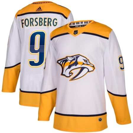 Women's Filip Forsberg White Away Player Team Jersey