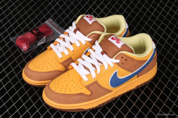 NIKE DUNK Low Newcastle Brown Ale TS with the same yellow beer super-limited color matching Newscale low-top skateboard shoes 313170-741 - Image 10