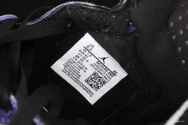 Air Jordan 1 Zoom Air CMFT BayouBoys Zion Black Purple DC2133-500 - Image 5