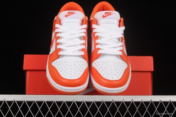 NIKE DUNK Low Cashew Blossom White Orange SB Buckle Breakbackboard Fashion Casual Sneakers DH4401-103 - Image 12