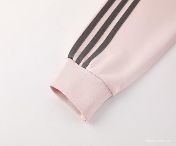 24/25 Real Madrid Light Pink Full Zipper Jacket +Long Pants - Image 8