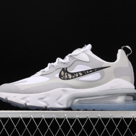 NIKE Air Max 270React new high-frequency mesh function half-palm air cushion cushioning running cloth shoes AO4971-800