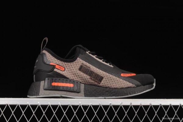 Adidas NMD_R1 SPECTOO FZ3204 elastic knitted running shoes - Image 13