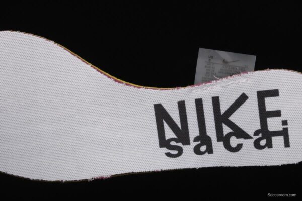 Sacai x NIKE VaporWaffle 3.0marathon deconstruction design avant-garde deformable three-layer bottom leisure jogging shoes CV1363-101 - Image 3