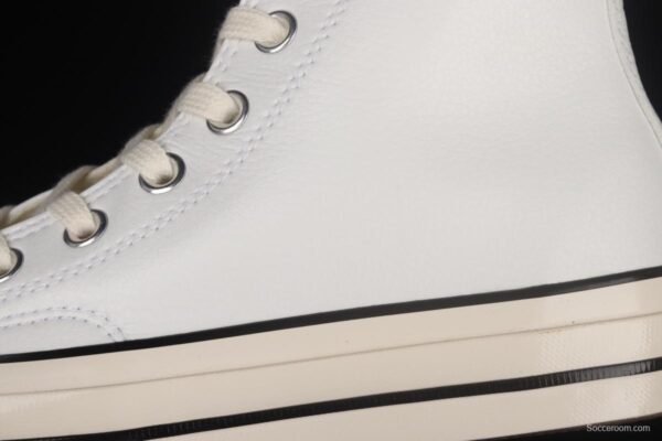 Converse Chuck 70 Converse white leather high-top casual board shoes 167064C - Image 7