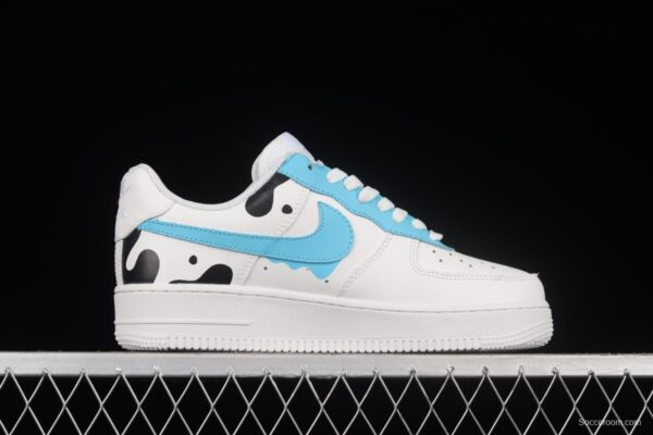 NIKE Air Force 1'07 Low Cow Pattern Low Top Casual Sneakers DD8959-100 - Image 15