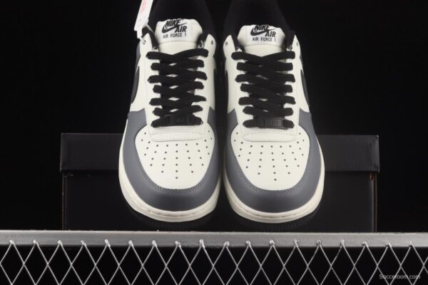 NIKE Air Force 1x07 Low rice white carbon gray black low-top casual board shoes DD3063-608 - Image 12